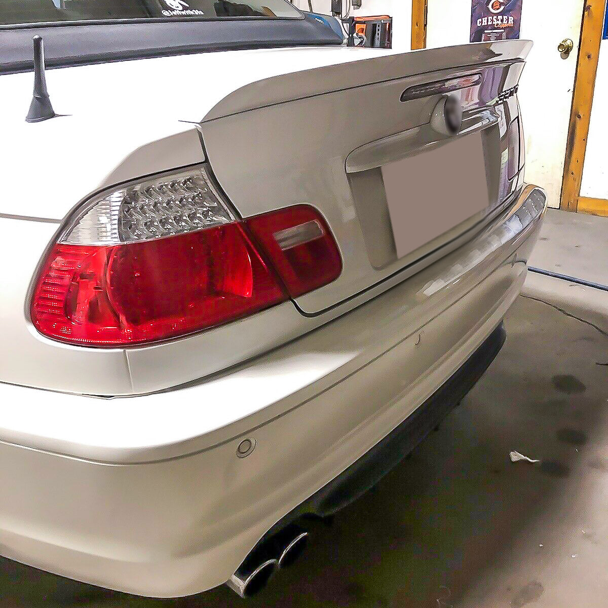 E46 専用 FYRALIP] トランクスポイラー 純正色塗装済 Y15 High Kickタイプ BMW 3