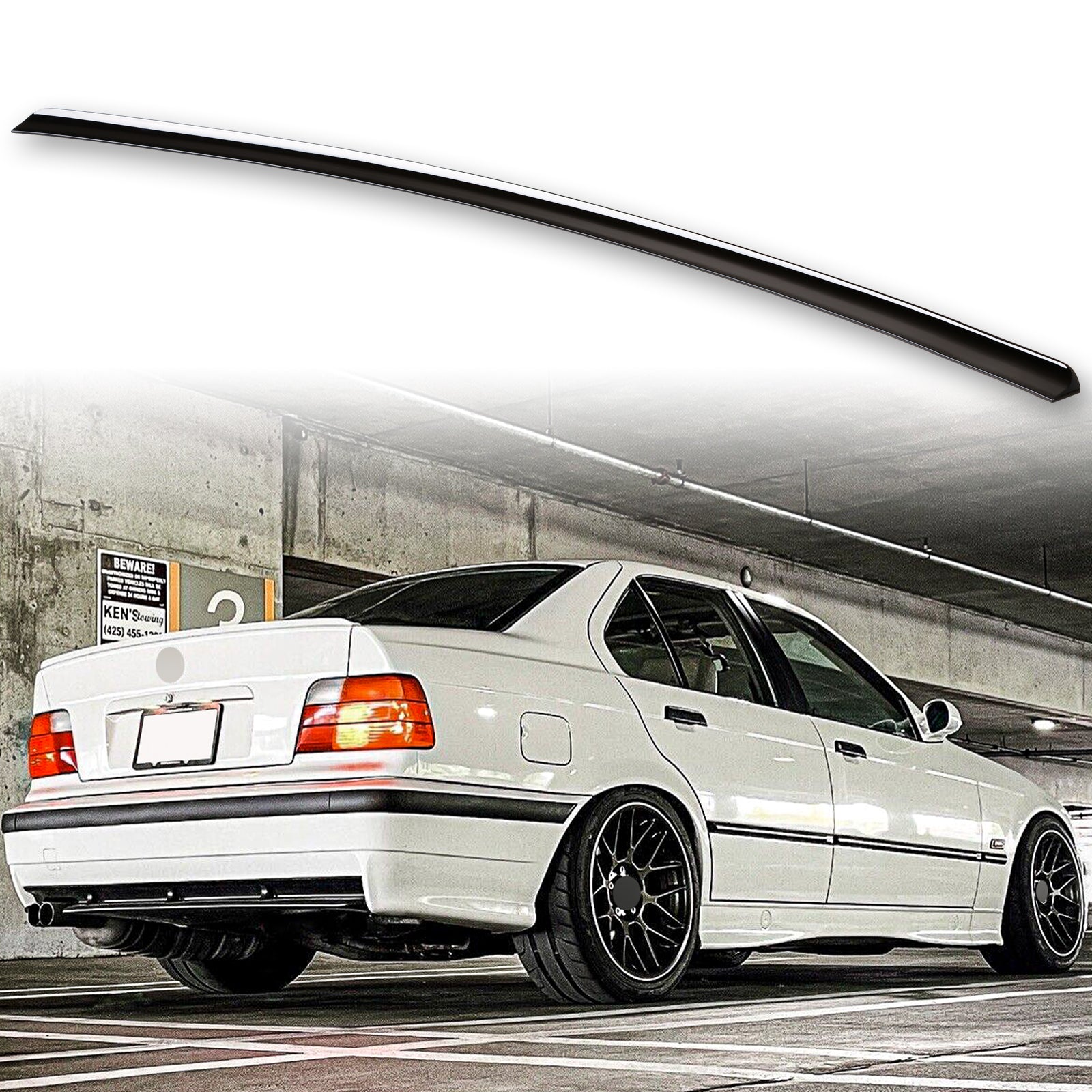 BMW E36 GT Difuzor F.