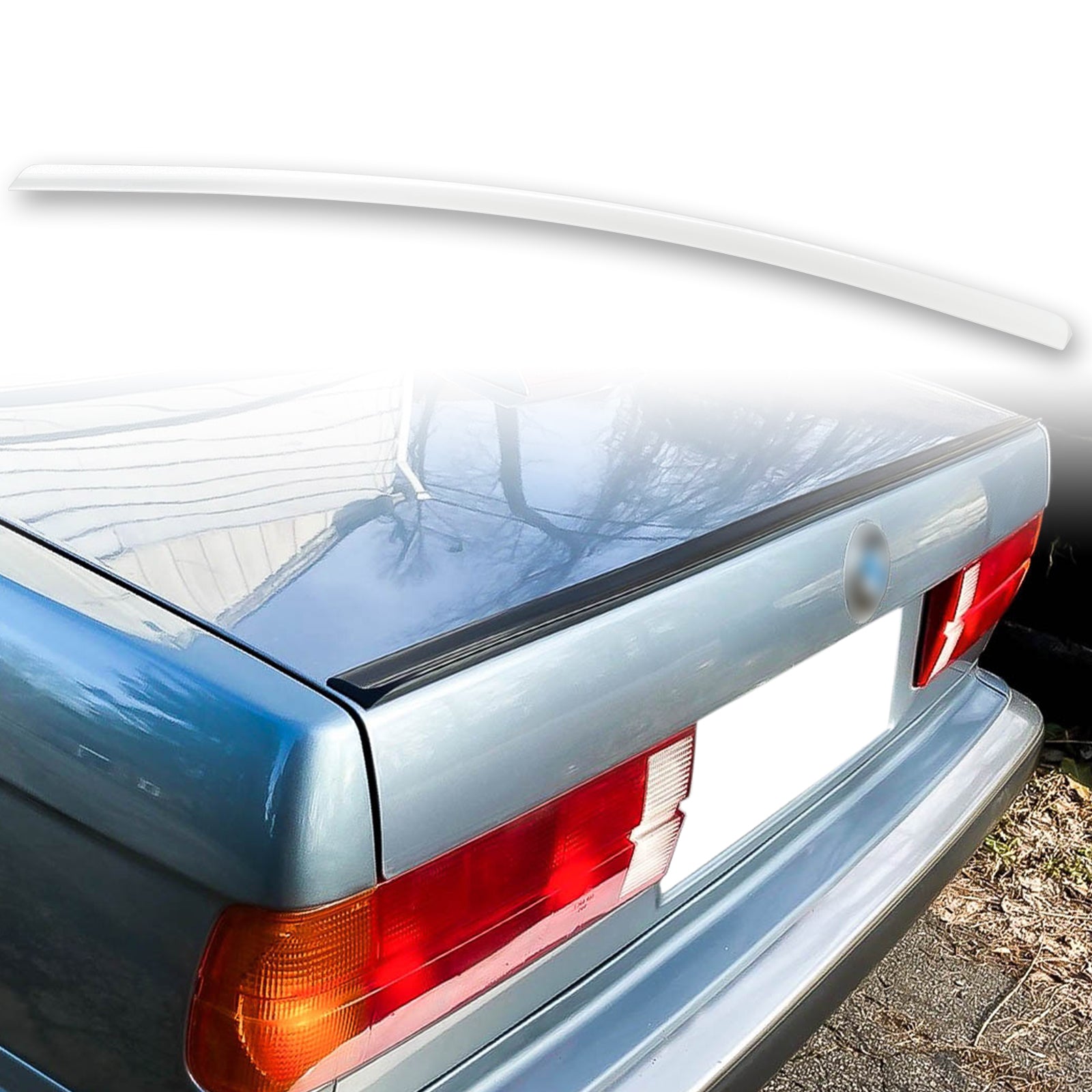 FYRALIP] トランクスポイラー 純正色塗装済 BMW用 3シリーズ E30