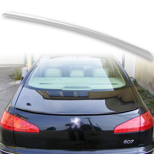 [FYRALIP] トランクスポイラー 純正色塗装済 プジョー用 607 セダン モデル用 外装 エアロ パーツ 両面テープ取付