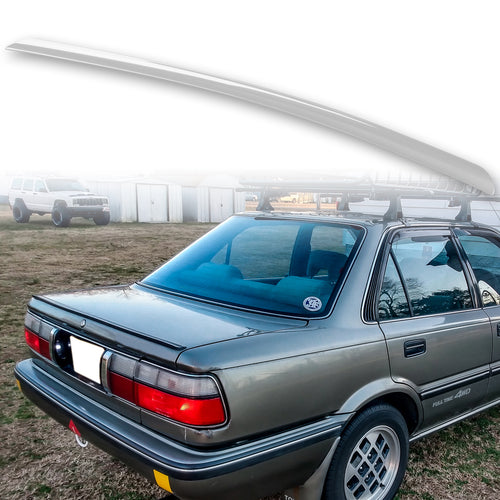 [FYRALIP] トランクスポイラー 純正色塗装済 トヨタ用 カローラ E90系 6代目 モデル用 外装 エアロ パーツ 両面テープ取付