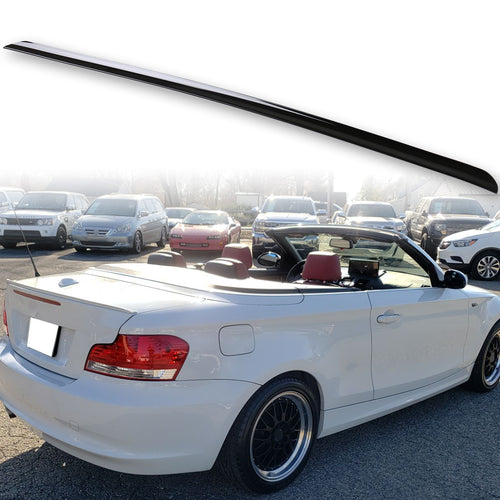 [FYRALIP] トランクスポイラー 純正色塗装済 BMW 1シリーズ E88 前期 モデル用 外装 エアロ パーツ 両面テープ取付