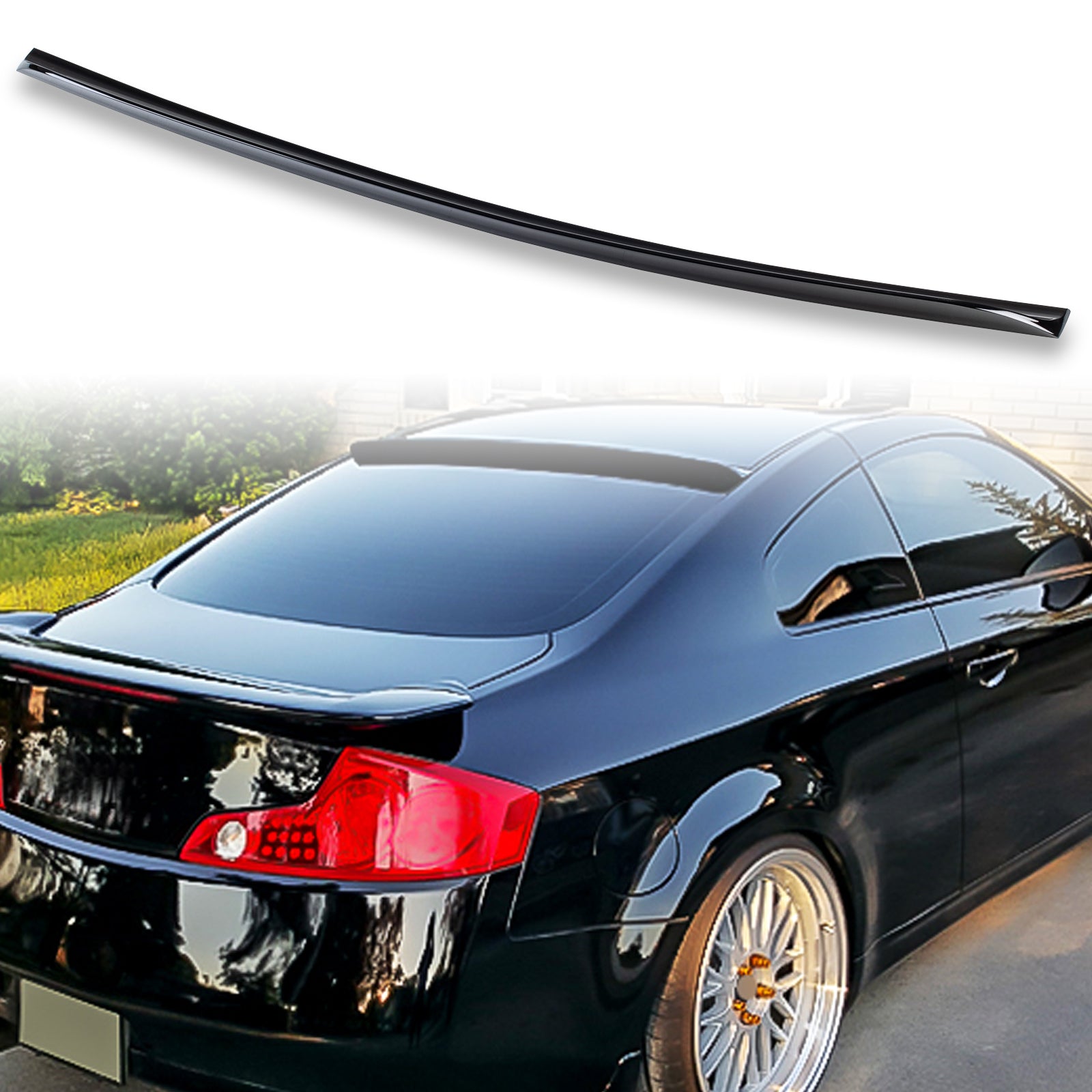 FYRALIP] リアルーフスポイラー 純正色塗装済 Y15R High Kickタイプ 