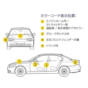 [FYRALIP] リアルーフスポイラー 純正色塗装済 Y15R High Kickタイプ トヨタ用 プレミオ T24型用 2001-2007 外装 エアロ パーツ 両面テープ取付