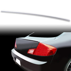 [FYRALIP] トランクスポイラー 純正色塗装済 インフィニティ G35 3代目 セダン モデル用 外装 エアロ パーツ 両面テープ取付