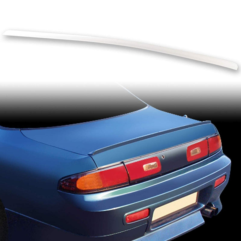 [FYRALIP] トランクスポイラー 純正色塗装済 日産 シルビア S14 240SX 2代目 クーペ モデル用 外装 エアロ パーツ 両面テープ取付